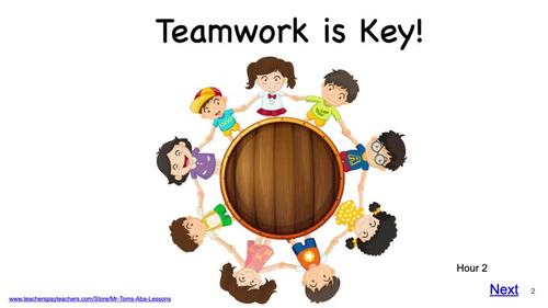 Teamwork SEL Behavior Lesson Hour 2 by Mr Tom's ABA Lessons | TPT