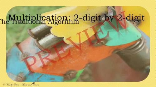 2-Digit by 2-Digit Multiplication Algorithm WITH Regrouping PPT:  2nd Step