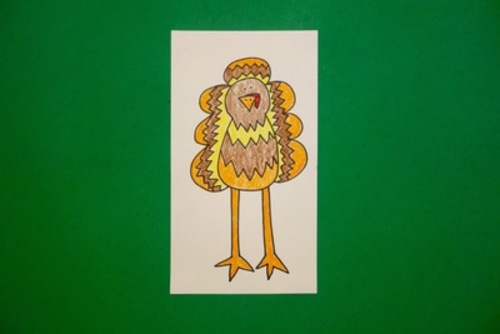 Preview of Let's Draw a Zig-Zag Turkey!