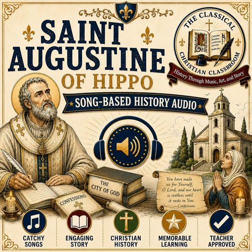 Preview of Saint Augustine of Hippo: Song-Based Church History Music Audio Middle Ages