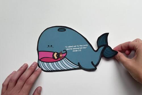 Jonah and the Whale Bible Craft | Sunday School Activity for Kids