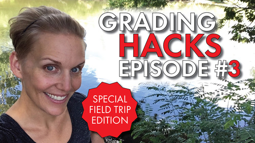 Preview of Grading Hacks #3 Manage & Grade Papers FASTER, Tips & Tricks to Handle Paperload