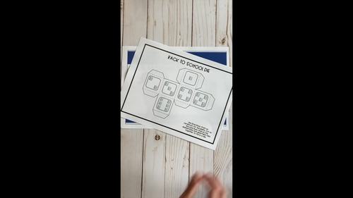 Back To School Gliding Roll and Say Games by Talking Mama Bears | TPT