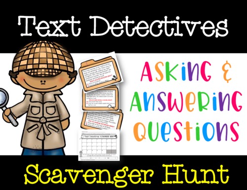 Preview of FREE Text Detectives: Asking and Answering Questions Hook Video
