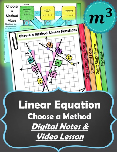 Preview of Linear Functions: Choose a Method Video Lesson