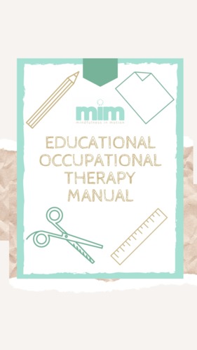 Preview of MIM Webinar - Educational Occupational Therapy Manual: A District Wide Resource