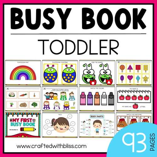 Busy Book Adapted Mini Bundle by Crafted with Bliss by Teacher Pia