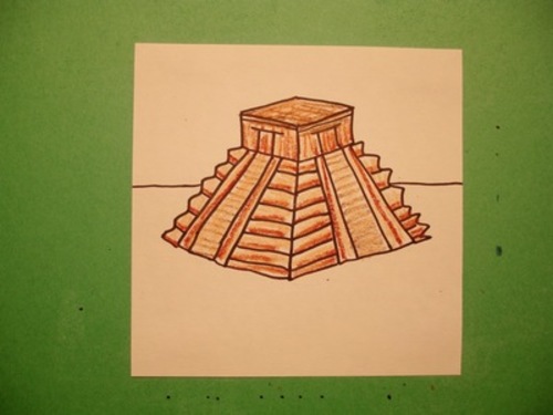 Let's Draw an Aztec Temple! by Patty Fernandez Artist | TPT