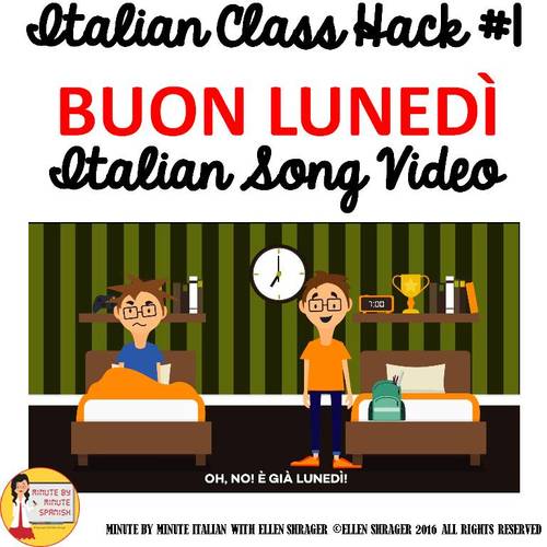 Preview of Italian Class Transition Video  Monday for CI TCI TPRS and 90% Target Language