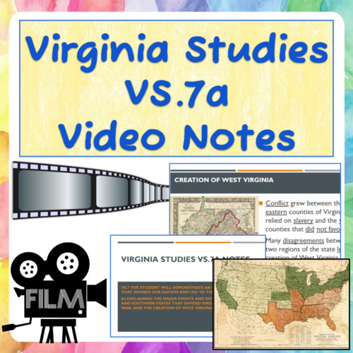 Preview of Virginia Studies VS.7a Notes Recording