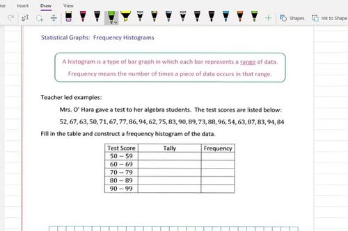 Preview of Histograms (lesson video)