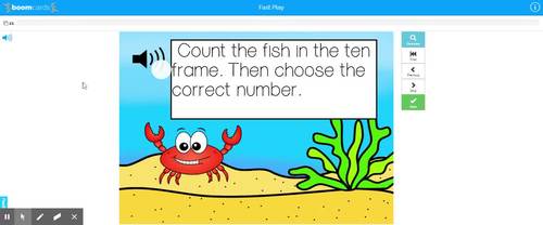 Counting | Summer BOOM Cards WITH AUDIO by Teach by Michelle Allison