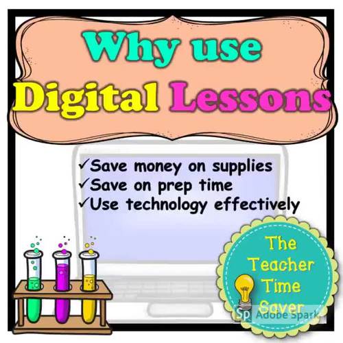 Preview of Digital Science Lessons and Interactive Notebook Video