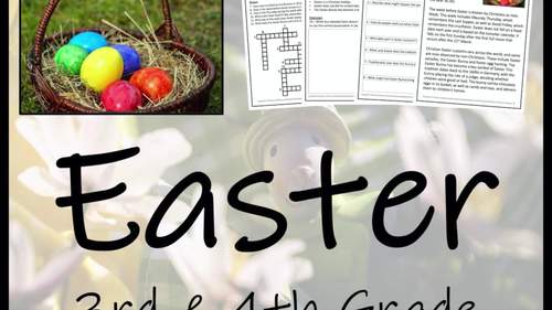 Easter Close Reading Comprehension Activity | 3rd Grade & 4th Grade