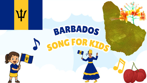 Preview of Barbados Song for Kids | Learn About Barbados | Caribbean Geography Music Video