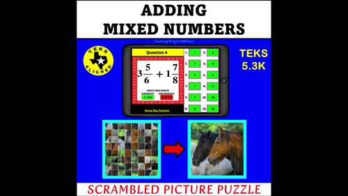 Adding Mixed Numbers – Digital Bundle by Sunny Boy Creations | TPT