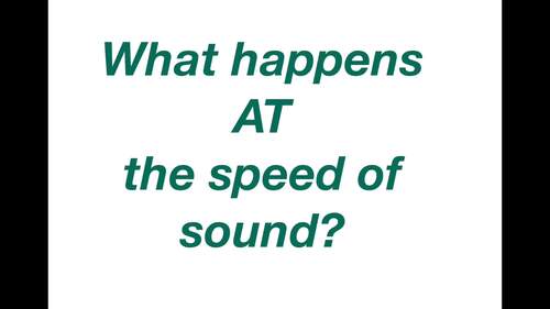 Preview of Traveling at Speed of Sound