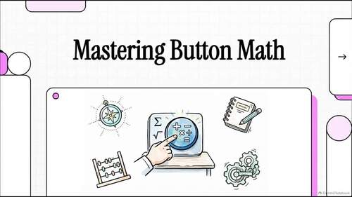 BUTTON MATH — Digital Math Game + Printable Activities! by PedagoNet