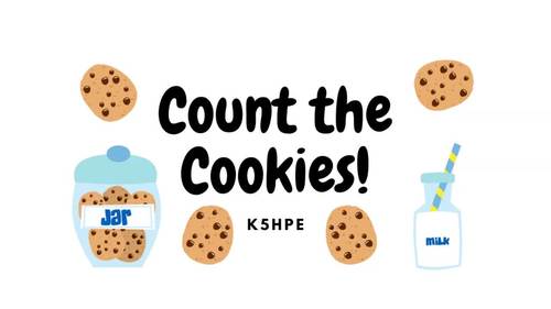 Preview of Count the Cookies (with Voice-Over), Numbers 1-9, Math, Counting, Number Sense