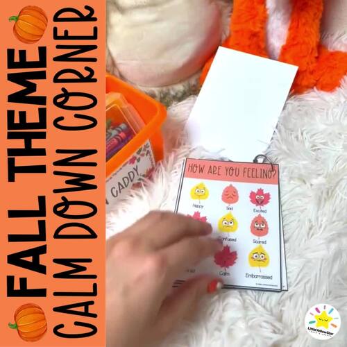Fall Autumn Calm Down Corner Printables Complete Kit | Calming ...