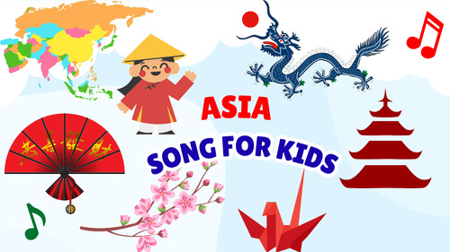 Preview of Asia Song for Kids | Learn the Continent | Geography Song
