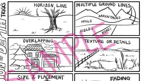 Preview of Illusion of Depth Techniques Process Video