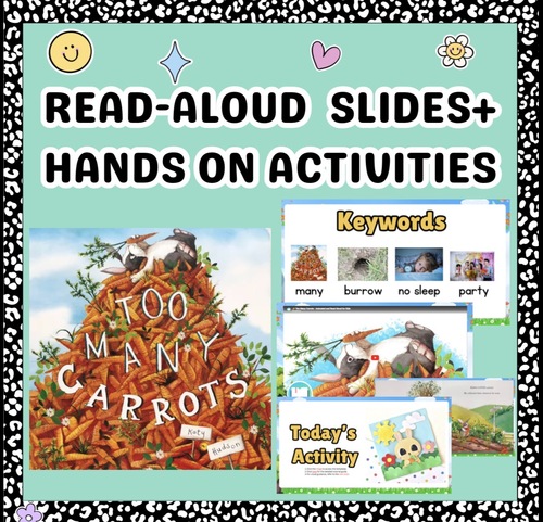 Preview of Too Many Carrots – Read-Aloud Slides & Hands-On Activities