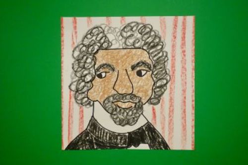 Preview of Let's Draw Frederick Douglas!