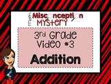 3rd Grade Math Mystery |  #3: Addition with Regrouping | D