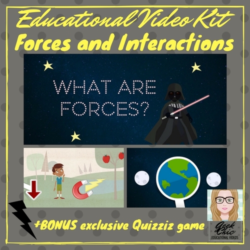 Preview of Forces and Interactions: What are forces? Gravity, Magnets and more VIDEO KIT!