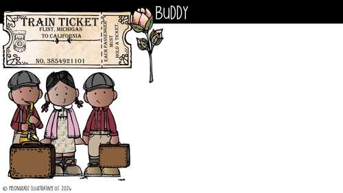 Buddy clip art, literature, book companion COMBO PACK by Melonheadz Clipart