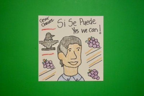 Preview of Let's Draw Cesar Chavez!