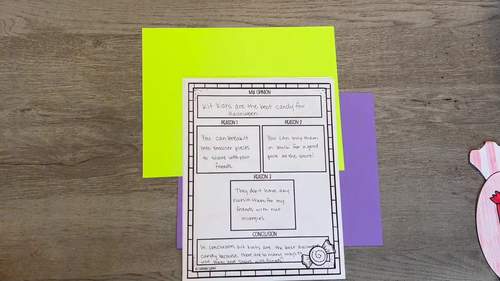 Halloween Candy Opinion Writing Craft Activities First Second Third ...