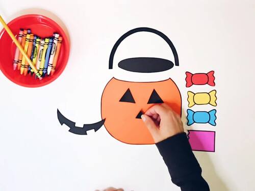Jack O Lantern Craft | Trick or Treat | October Craft | Halloween Candy