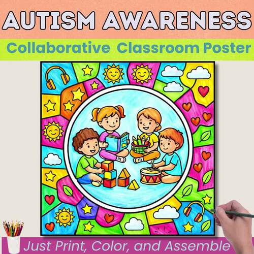 Autism Awareness Collaborative Poster | Special Education Inclusion ...