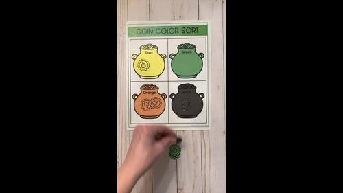 St. Patrick's Day Vocabulary Games by Talking Mama Bears | TPT