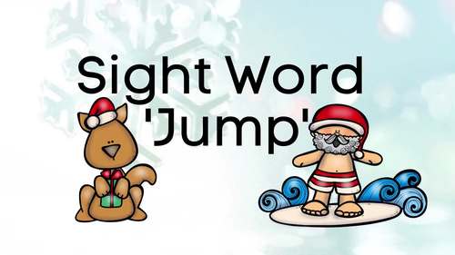 Preview of Sight Word 'Jump', Christmas in Australia, Video and SLIDES