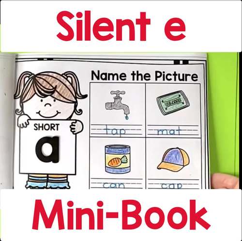 Short and Long A Phonics Booklet CVC and CVCe Activities Worksheets