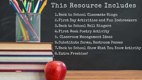 The Best Back to School Resource for Middle School ELA ~ Printable & Google