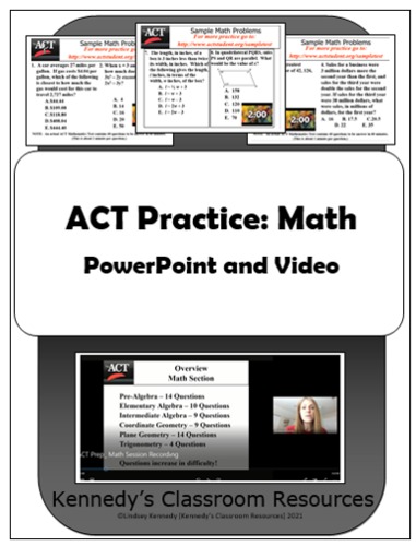 Preview of ACT Math Practice - Video