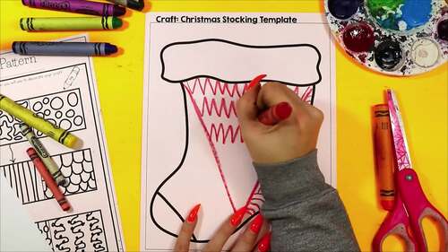 Christmas Stocking Craft and Writing Prompt Worksheets | TPT