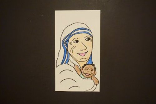 Preview of Let's Draw Mother Teresa of Calcutta!