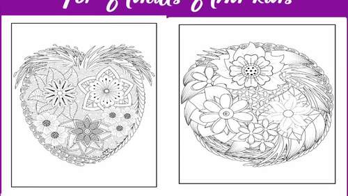Adult Coloring Books Flowers for beginners: Stress-relief Adults