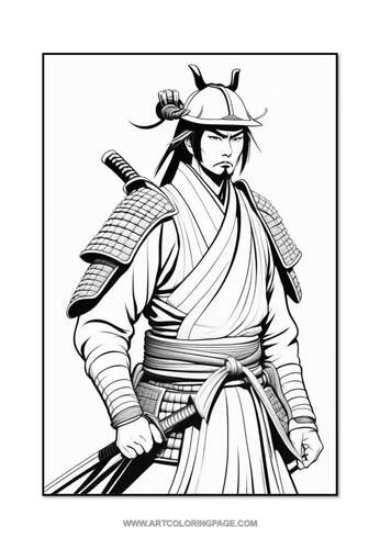 Unlock Your Inner Artist with Samurai Coloring to Color Vol 9 | 100 Pages