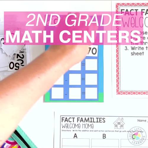 2nd Grade Math Centers Bundle - 120 Activities! includes ...