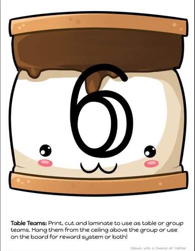 S'Mores Math & ELA Thematic Activities | Preschool | Kindergarten ...