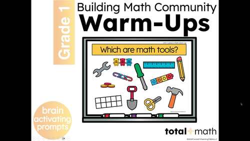 Total Math Number Talks Math Warm-Ups Bundle First Grade