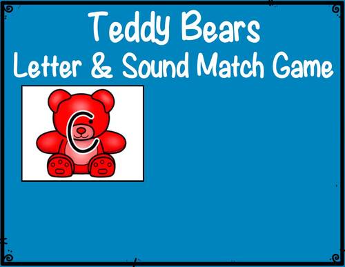 Kindergarten Teddy Bears Themed Literacy & Math Centers & Activities
