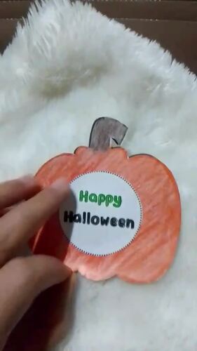 Halloween Pumpkin Craft | Printable Cut and Paste Activity for Kids