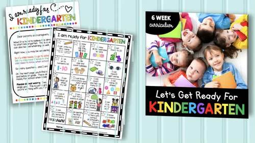 Let S Get Ready For Kindergarten Kindergarten Readiness Back To School Prek